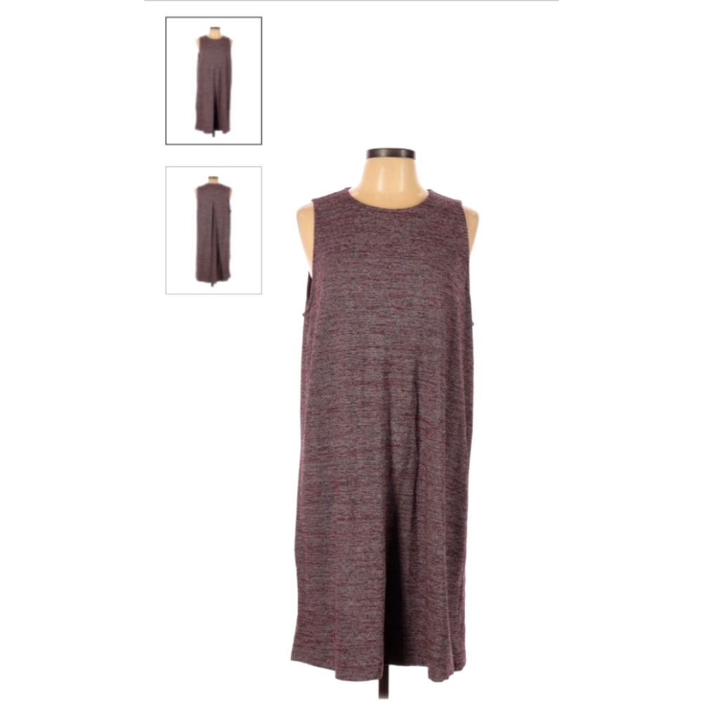 J. Jill Wearever Collection Burgundy Shift Dress